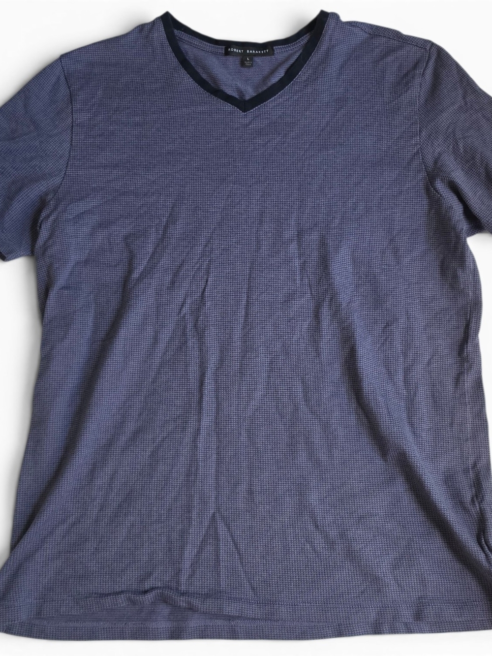 Robert Barakett Men’s Navy V‑Neck Tee